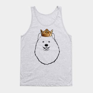 Samoyed Dog King Queen Wearing Crown Tank Top